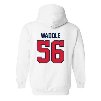 Ole Miss - NCAA Football : Mason Waddle - Replica Shersey Hooded Sweatshirt-1