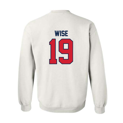 Ole Miss - NCAA Football : Rees Wise - Replica Shersey Crewneck Sweatshirt-1