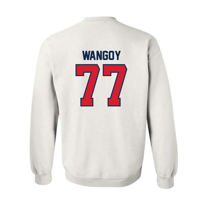 Ole Miss - NCAA Football : Enoch Wangoy - Replica Shersey Crewneck Sweatshirt-1