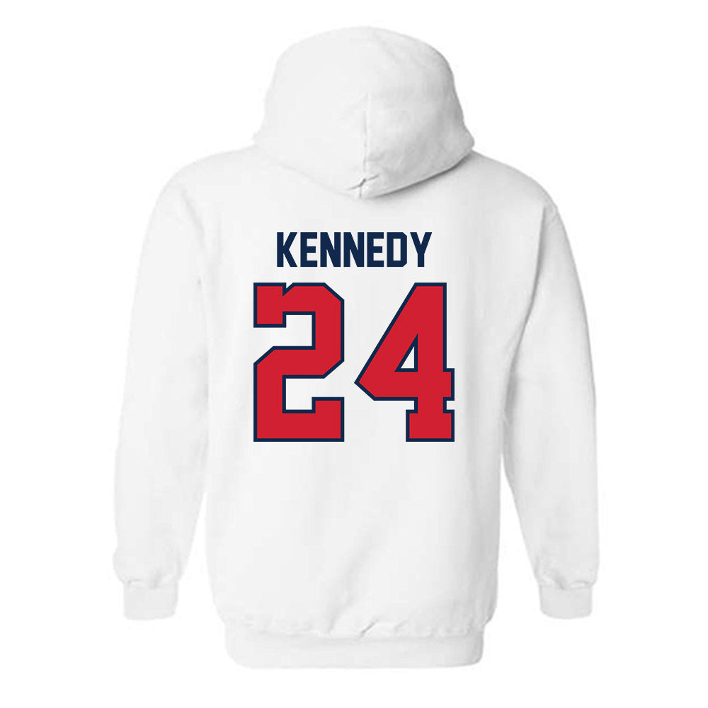 Ole Miss - NCAA Softball : Payton Kennedy - Replica Shersey Hooded Sweatshirt-1