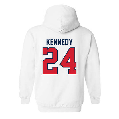 Ole Miss - NCAA Softball : Payton Kennedy - Replica Shersey Hooded Sweatshirt-1