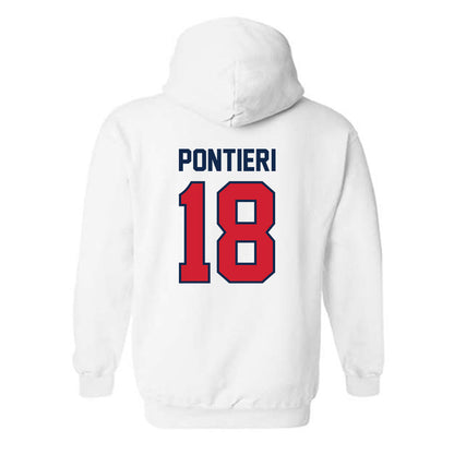 Ole Miss - NCAA Women's Soccer : Bella Pontieri - Replica Shersey Hooded Sweatshirt-1