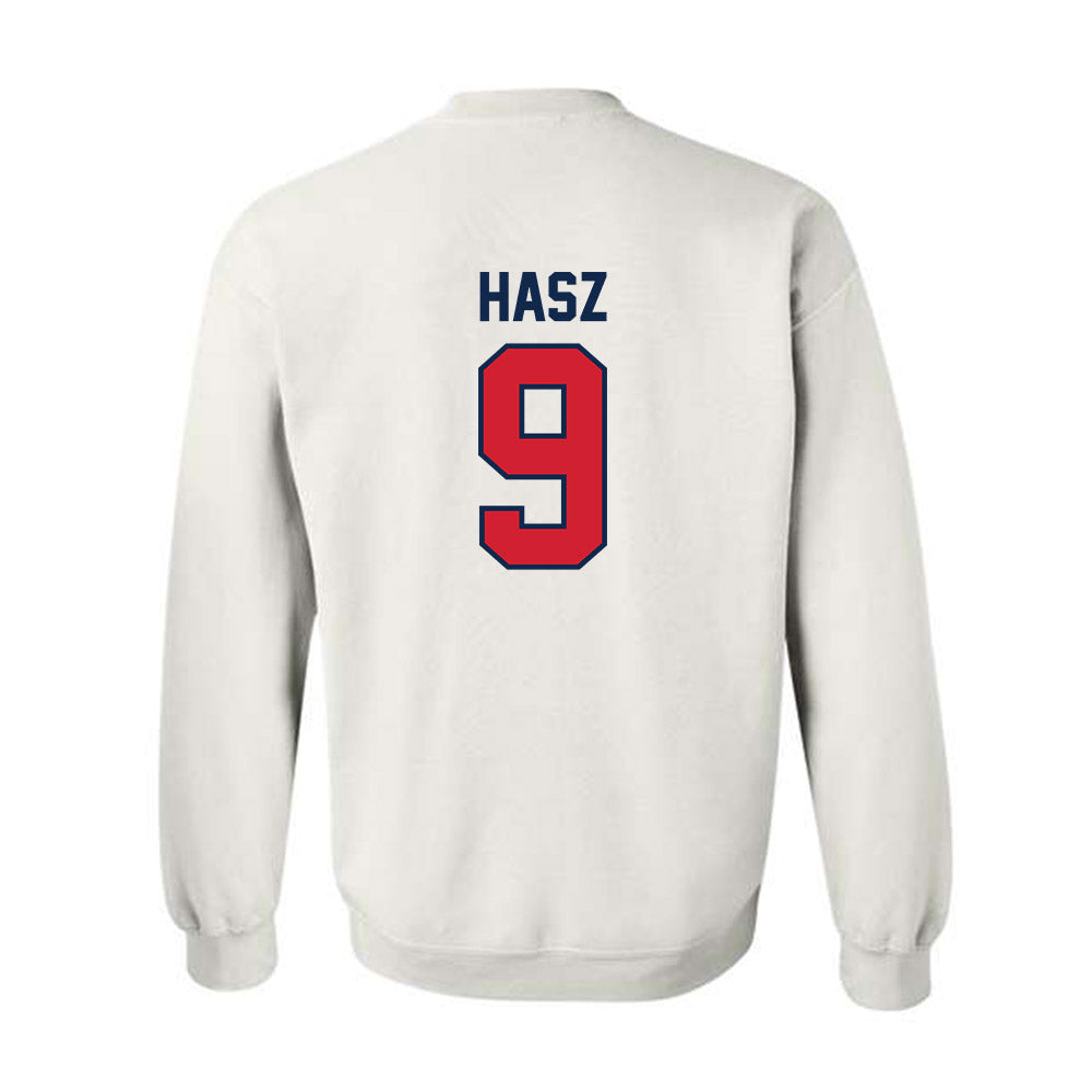 Ole Miss - NCAA Football : Luke Hasz - Replica Shersey Crewneck Sweatshirt-1