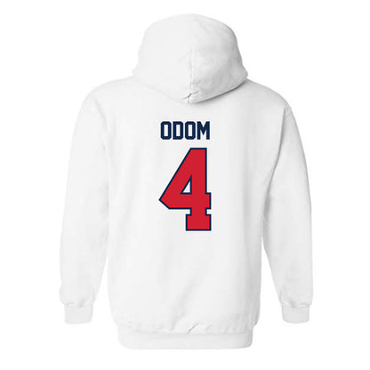 Ole Miss - NCAA Baseball : Leo Odom - Replica Shersey Hooded Sweatshirt-1