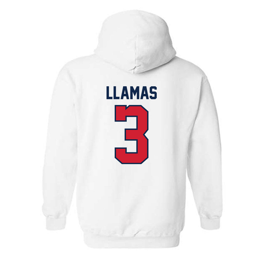 Ole Miss - NCAA Softball : Persy Llamas - Replica Shersey Hooded Sweatshirt-1