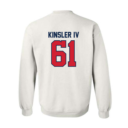 Ole Miss - NCAA Football : Tommy Kinsler IV - Replica Shersey Crewneck Sweatshirt-1