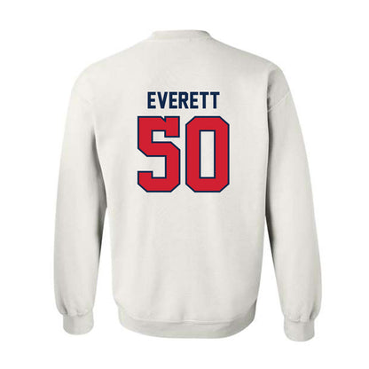Ole Miss - NCAA Football : Troy Everett - Replica Shersey Crewneck Sweatshirt-1