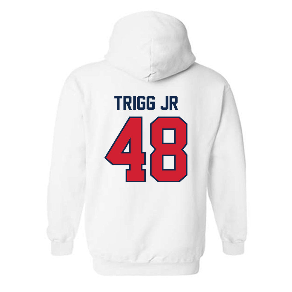 Ole Miss - NCAA Football : Mark Trigg Jr - Replica Shersey Hooded Sweatshirt-1