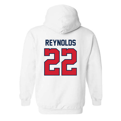 Ole Miss - NCAA Women's Soccer : Ryann Reynolds - Replica Shersey Hooded Sweatshirt-1