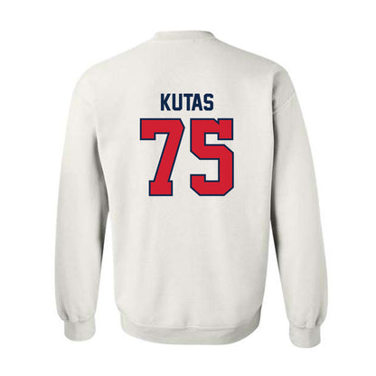 Ole Miss - NCAA Football : Patrick Kutas - Replica Shersey Crewneck Sweatshirt-1
