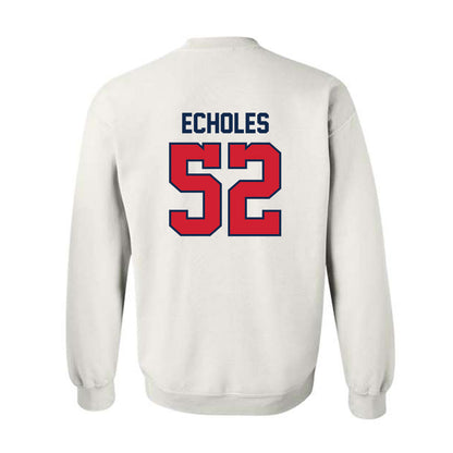 Ole Miss - NCAA Football : William Echoles - Replica Shersey Crewneck Sweatshirt-1