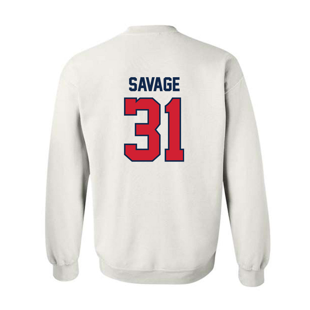 Ole Miss - NCAA Softball : Jada Savage - Replica Shersey Crewneck Sweatshirt-1
