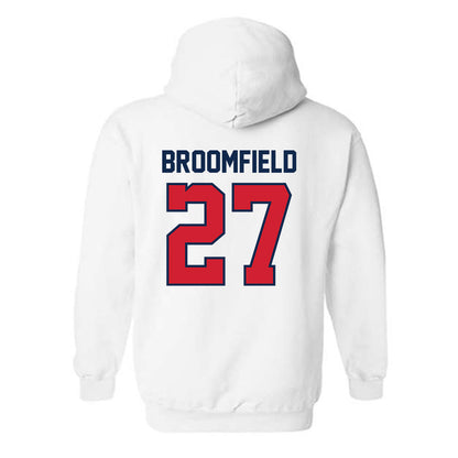 Ole Miss - NCAA Football : Pat Broomfield - Replica Shersey Hooded Sweatshirt