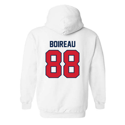 Ole Miss - NCAA Football : Michai Boireau - Replica Shersey Hooded Sweatshirt-1