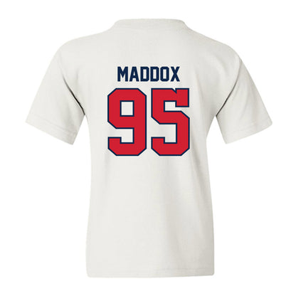Ole Miss - NCAA Football : Andrew Maddox - Replica Shersey Youth T-Shirt-1