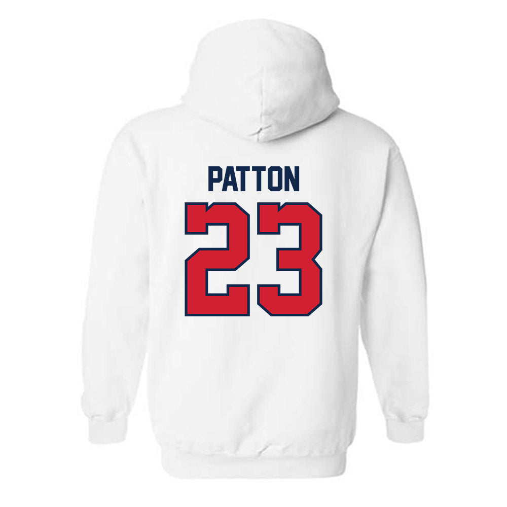 Ole Miss - NCAA Men's Basketball : Daniel Patton - Replica Shersey Hooded Sweatshirt-1