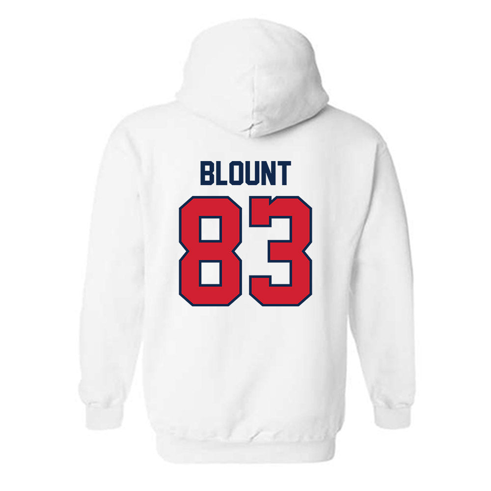 Ole Miss - NCAA Football : Levi Blount - Replica Shersey Hooded Sweatshirt-1
