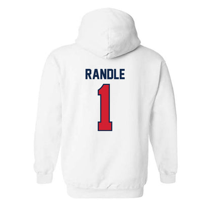 Ole Miss - NCAA Baseball : Brayden Randle - Replica Shersey Hooded Sweatshirt-1