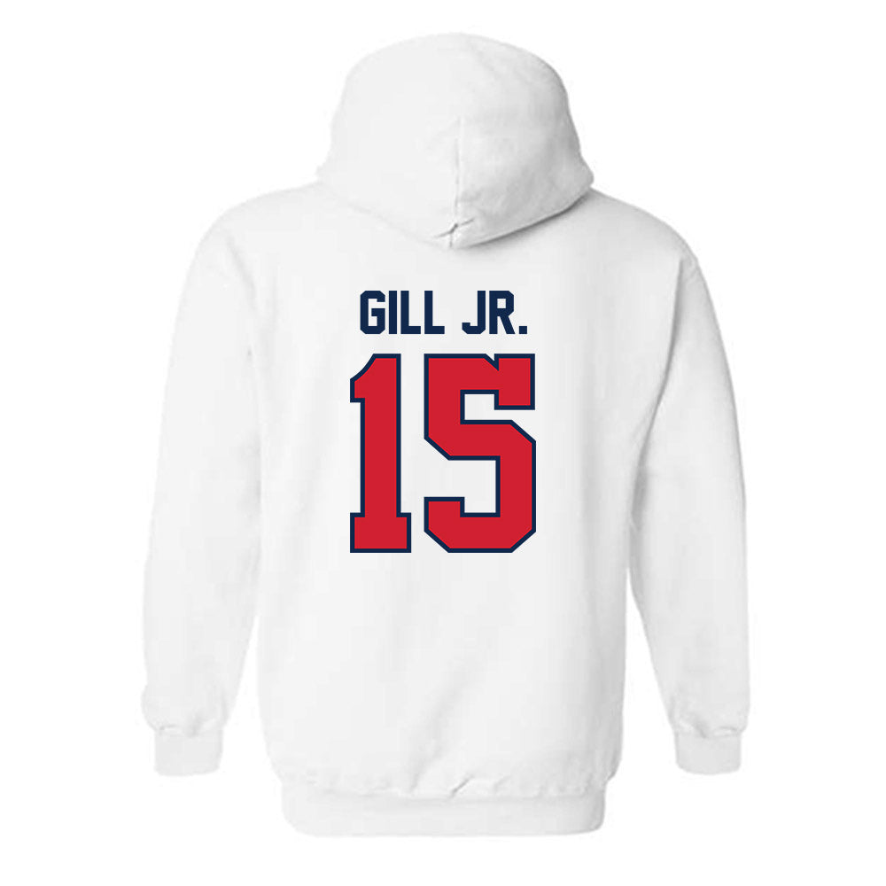 Ole Miss - NCAA Football : Darrell Gill Jr. - Replica Shersey Hooded Sweatshirt-1