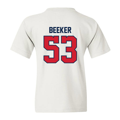 Ole Miss - NCAA Football : Ford Beeker - Replica Shersey Youth T-Shirt-1