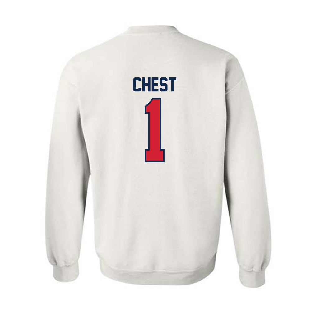 Ole Miss - NCAA Men's Basketball : Corey Chest - Replica Shersey Crewneck Sweatshirt-1