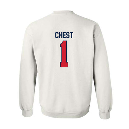 Ole Miss - NCAA Men's Basketball : Corey Chest - Replica Shersey Crewneck Sweatshirt-1