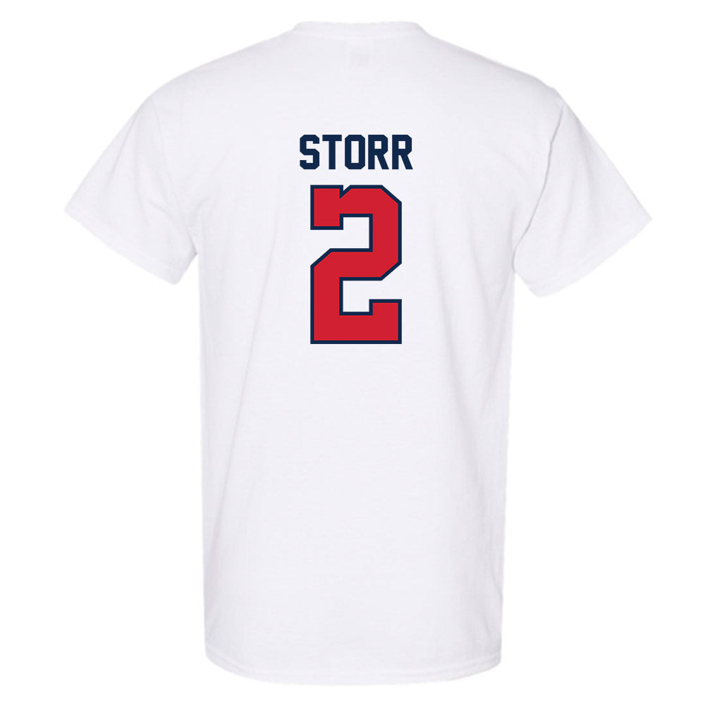 Ole Miss - NCAA Men's Basketball : AJ Storr - Replica Shersey T-Shirt-1
