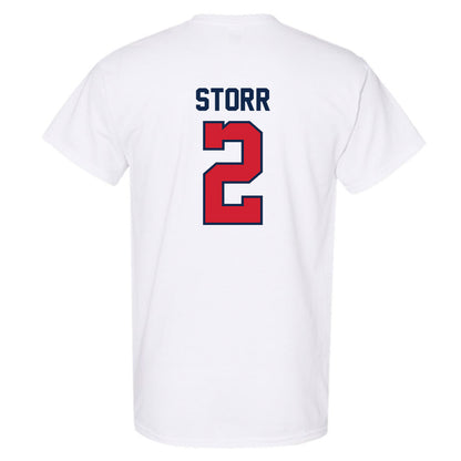 Ole Miss - NCAA Men's Basketball : AJ Storr - Replica Shersey T-Shirt-1