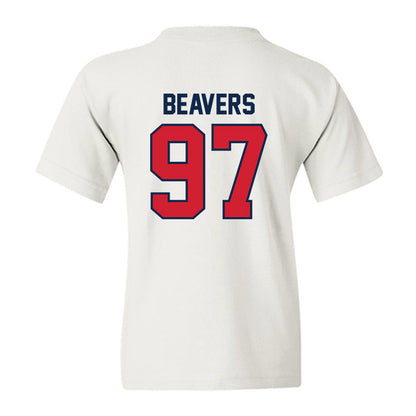 Ole Miss - NCAA Football : Kamron Beavers - Replica Shersey Youth T-Shirt-1