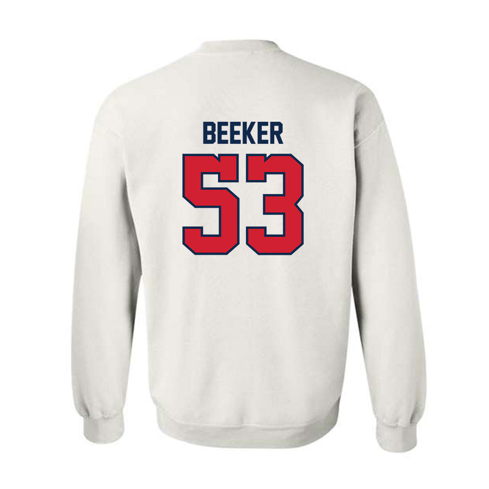 Ole Miss - NCAA Football : Ford Beeker - Replica Shersey Crewneck Sweatshirt-1