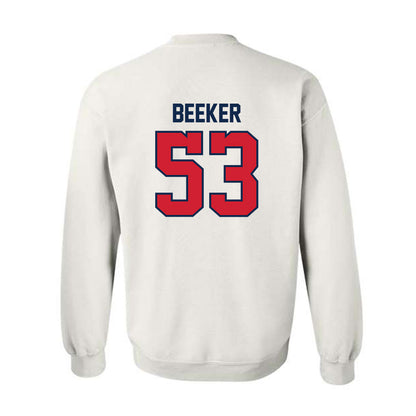 Ole Miss - NCAA Football : Ford Beeker - Replica Shersey Crewneck Sweatshirt-1