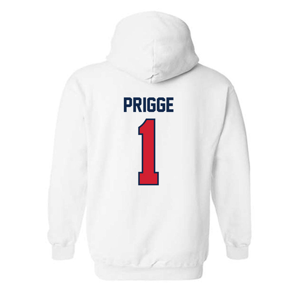 Ole Miss - NCAA Women's Soccer : Taylor Prigge - Replica Shersey Hooded Sweatshirt-1