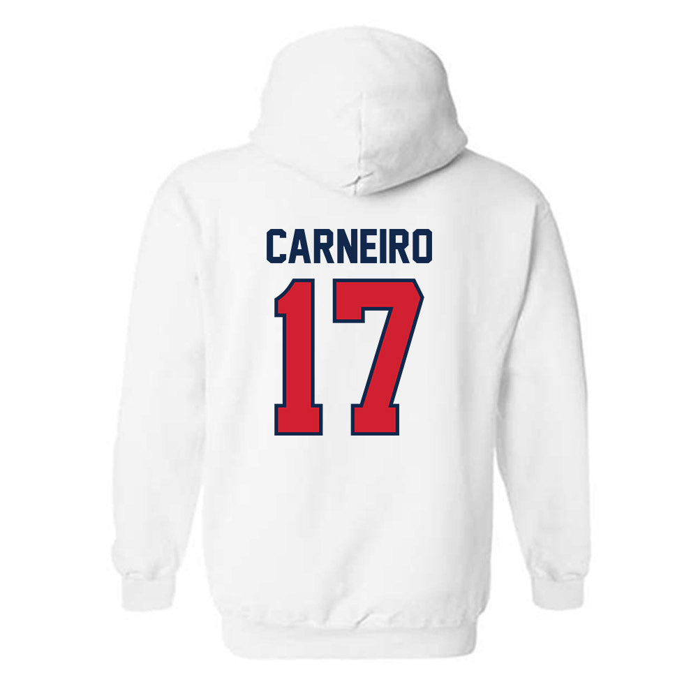 Ole Miss - NCAA Football : Lucas Carneiro - Replica Shersey Hooded Sweatshirt-1