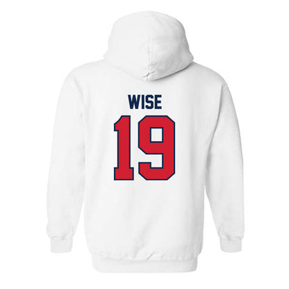 Ole Miss - NCAA Football : Rees Wise - Replica Shersey Hooded Sweatshirt-1
