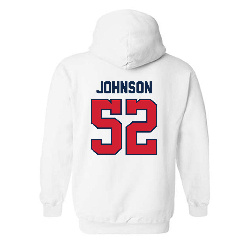 Ole Miss - NCAA Football : Cooper Johnson - Replica Shersey Hooded Sweatshirt-1