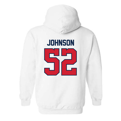 Ole Miss - NCAA Football : Cooper Johnson - Replica Shersey Hooded Sweatshirt-1