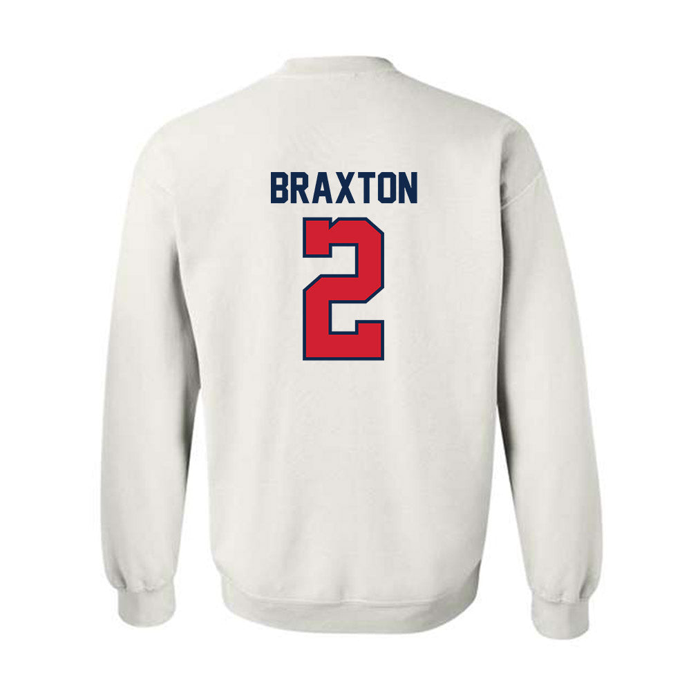 Ole Miss - NCAA Football : Jaylon Braxton - Replica Shersey Crewneck Sweatshirt-1