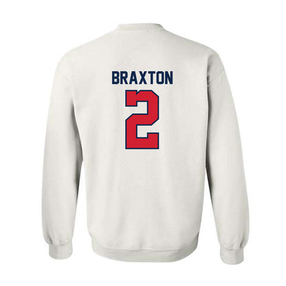 Ole Miss - NCAA Football : Jaylon Braxton - Replica Shersey Crewneck Sweatshirt-1