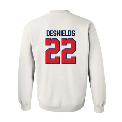 Ole Miss - NCAA Women's Basketball : Denim DeShields - Replica Shersey Crewneck Sweatshirt-1
