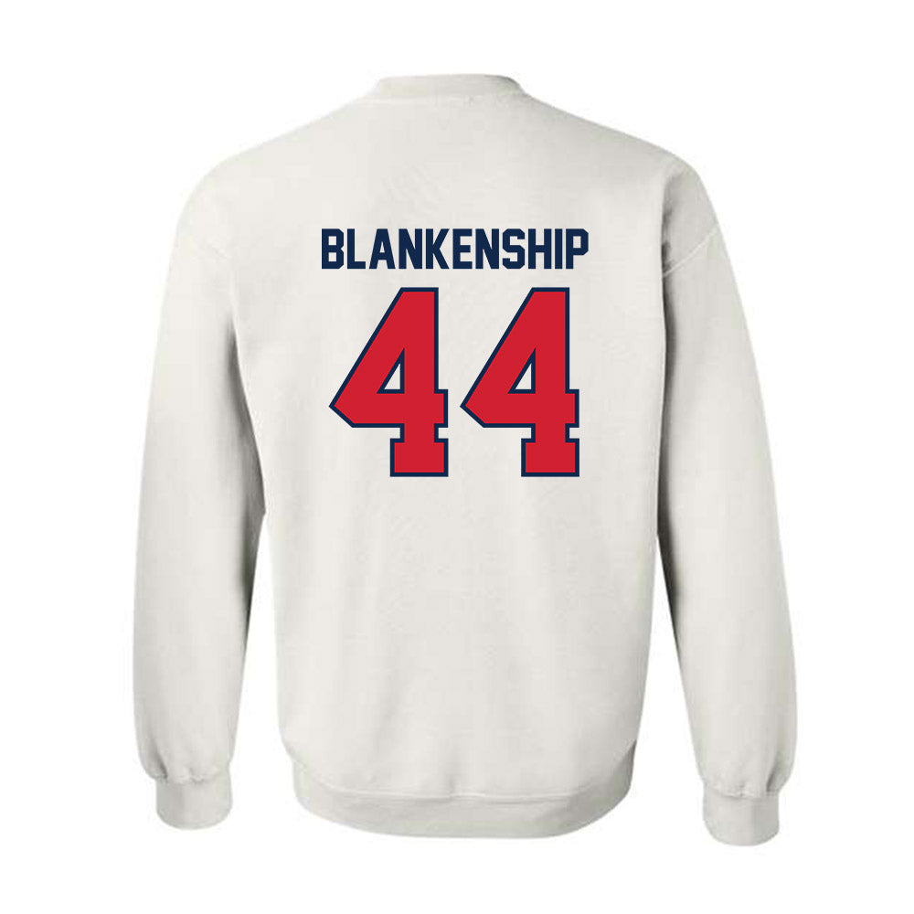 Ole Miss - NCAA Football : Caleb Blankenship - Replica Shersey Crewneck Sweatshirt-1