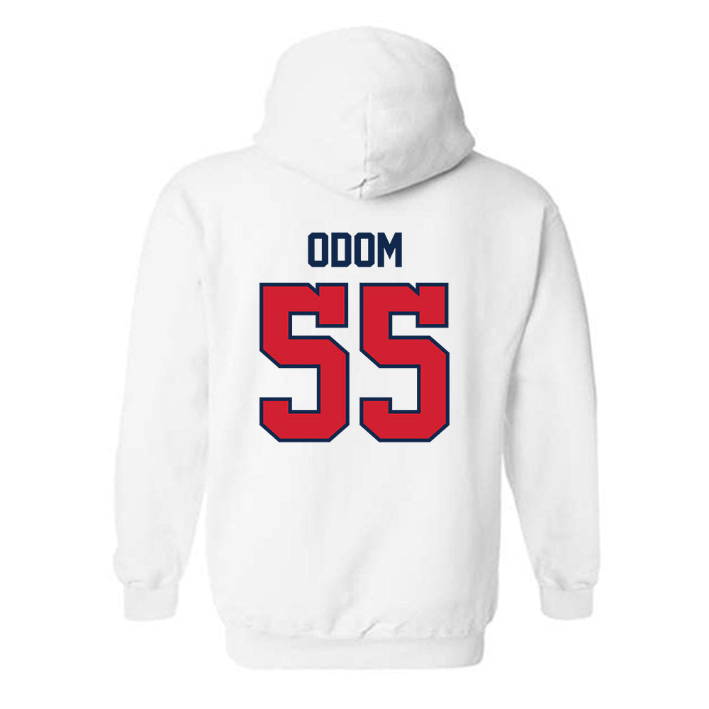 Ole Miss - NCAA Baseball : Leo Odom - Replica Shersey Hooded Sweatshirt-1