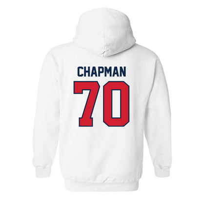 Ole Miss - NCAA Football : Jalan Chapman - Replica Shersey Hooded Sweatshirt-1