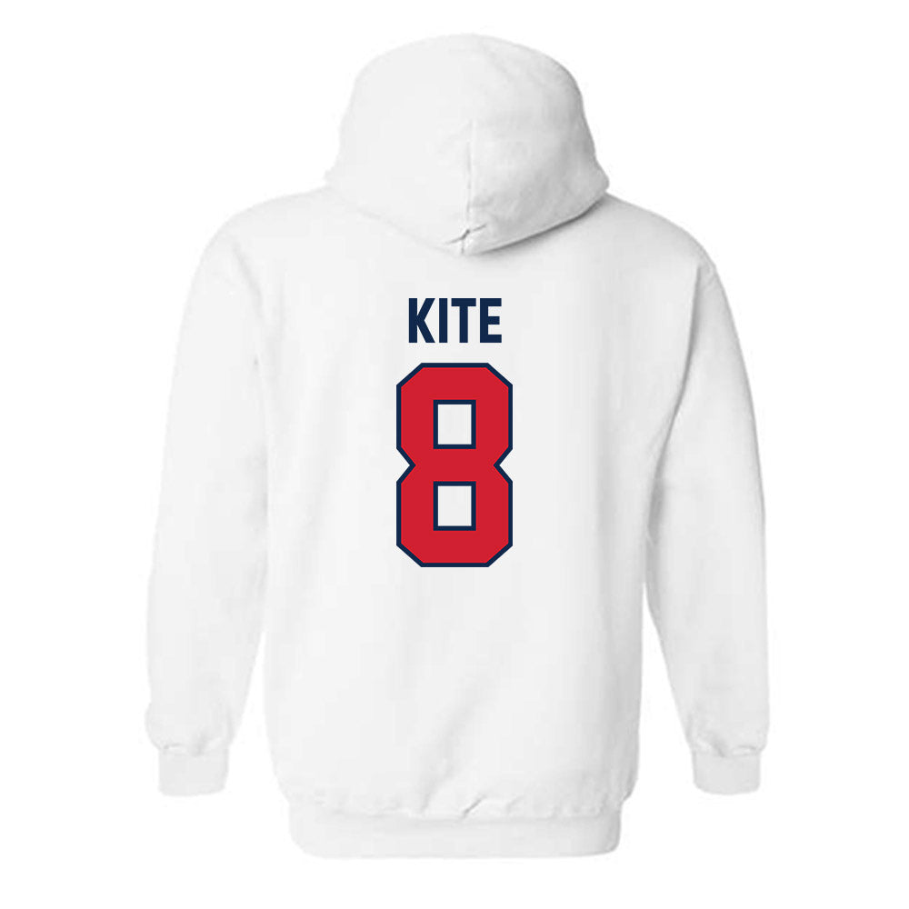 Ole Miss - NCAA Football : Antonio Kite - Replica Shersey Hooded Sweatshirt-1