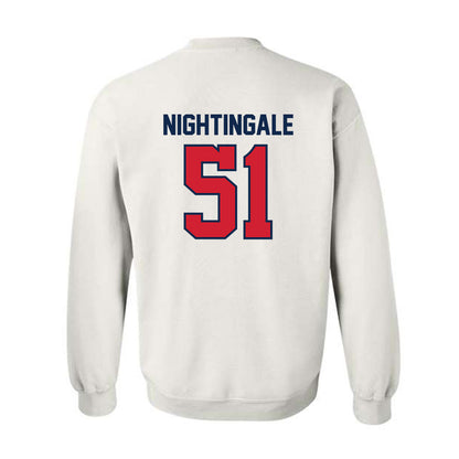 Ole Miss - NCAA Football : Trey Nightingale - Replica Shersey Crewneck Sweatshirt-1