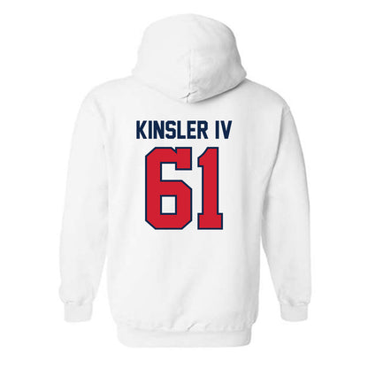 Ole Miss - NCAA Football : Tommy Kinsler IV - Replica Shersey Hooded Sweatshirt-1