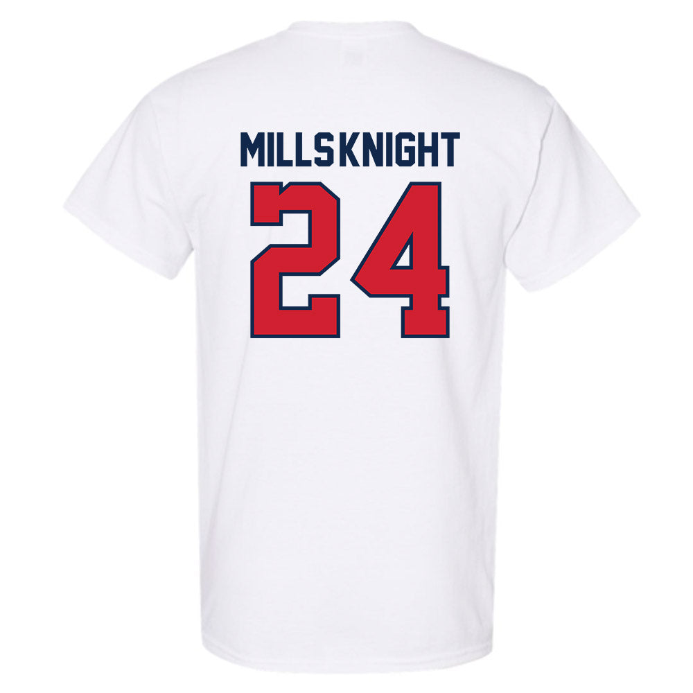 Ole Miss - NCAA Football : Shekai Mills-Knight - Replica Shersey T-Shirt-1