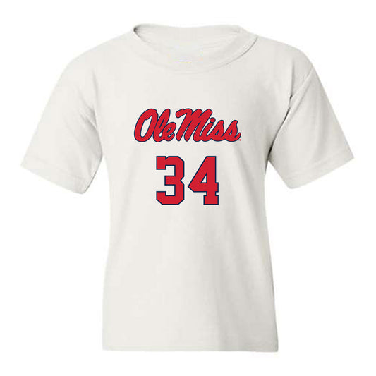 Ole Miss - NCAA Baseball : Landon Waters - Replica Shersey Youth T-Shirt-0