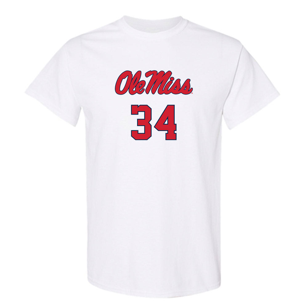Ole Miss - NCAA Baseball : Landon Waters - Replica Shersey T-Shirt-0