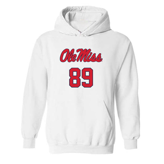 Ole Miss - NCAA Football : Dylan Davis - Replica Shersey Hooded Sweatshirt-0