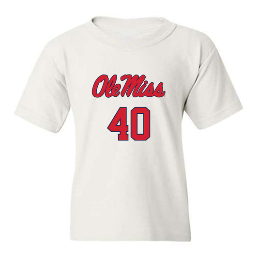 Ole Miss - NCAA Baseball : JP Robertson - Replica Shersey Youth T-Shirt-0